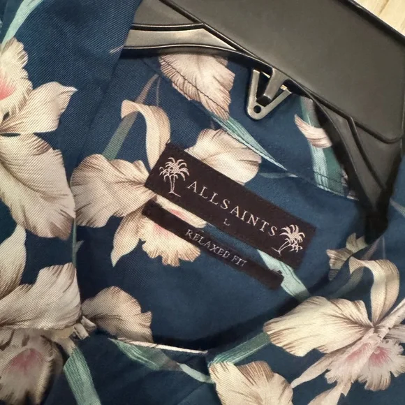 All Saints Shirt - Blue - Picture 3 of 5